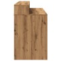 Escritorio con LED madera ingeniería roble artisian 120x55x91cm de , Escritorios - Ref: Foro24-3309419, Precio: 184,60 €, Des...