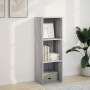 Estantería de madera de ingeniería gris Sonoma 40x30x114 cm de , Librerías y estanterías - Ref: Foro24-857872, Precio: 46,81 ...