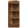 Mesa alta con estantes madera envejecida 95x47x103,5 cm de , Mesas de cocina y de comedor - Ref: Foro24-854389, Precio: 81,90...