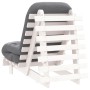 Futón sofá cama con colchón madera maciza blanco 60x206x11 cm de , Futones - Ref: Foro24-846747, Precio: 181,61 €, Descuento: %