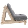Futón sofá cama con colchón madera maciza de pino 70x206x11 cm de , Futones - Ref: Foro24-846751, Precio: 171,76 €, Descuento: %