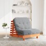 Futón sofá cama con colchón madera maciza marrón 80x206x11 cm de , Futones - Ref: Foro24-846758, Precio: 223,61 €, Descuento: %