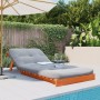 Futón sofá cama con colchón madera maciza marrón 80x206x11 cm de , Futones - Ref: Foro24-846758, Precio: 223,61 €, Descuento: %