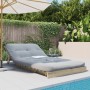Futón sofá cama con colchón madera impregnada pino 100x206x11cm de , Futones - Ref: Foro24-846770, Precio: 250,19 €, Descuent...
