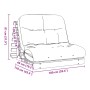 Futón sofá cama con colchón madera impregnada pino 100x206x11cm de , Futones - Ref: Foro24-846770, Precio: 250,19 €, Descuent...