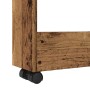 Carro de almacenaje estrecho 3 niveles madera envejecida de , Carros de cocina y comedor - Ref: Foro24-855248, Precio: 54,62 ...