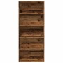 Estantería madera ingeniería madera envejecida 80x30x189 cm de , Librerías y estanterías - Ref: Foro24-3314676, Precio: 107,1...