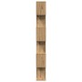 Librería divisora 6 niveles madera roble artisan 70x24x193 cm de , Librerías y estanterías - Ref: Foro24-858092, Precio: 96,0...