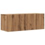 Mueble TV de pared madera ingeniería roble artisan 80x30x30 cm de , Muebles TV - Ref: Foro24-856017, Precio: 53,94 €, Descuen...