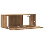 Mueble TV de pared madera ingeniería roble artisan 80x30x30 cm de , Muebles TV - Ref: Foro24-856017, Precio: 53,94 €, Descuen...