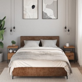 Mesitas noche 2 uds madera ingeniería roble artisan 34x36x50 cm de , Mesitas de noche - Ref: Foro24-857265, Precio: 95,58 €, ...