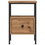 Mesitas noche 2 uds madera ingeniería roble artisan 34x36x50 cm de , Mesitas de noche - Ref: Foro24-857265, Precio: 95,58 €, ...