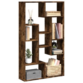 Estantería madera de ingeniería roble ahumado 72x20x120 cm de , Librerías y estanterías - Ref: Foro24-858160, Precio: 78,57 €...