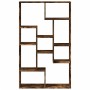 Estantería madera de ingeniería roble ahumado 72x20x120 cm de , Librerías y estanterías - Ref: Foro24-858160, Precio: 78,57 €...