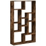 Estantería madera de ingeniería roble ahumado 72x20x120 cm de , Librerías y estanterías - Ref: Foro24-858160, Precio: 78,57 €...