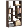 Estantería de madera de ingeniería marrón roble 72x20x120 cm de , Librerías y estanterías - Ref: Foro24-858162, Precio: 69,10...