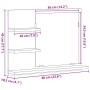 Espejo mueble de cuarto de baño roble artisan 60x10,5x45 cm de , Tocadores de baño - Ref: Foro24-856256, Precio: 37,96 €, Des...