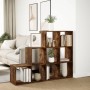Librería divisora 3 niveles roble ahumado 137,5x29x103,5 cm de , Librerías y estanterías - Ref: Foro24-857980, Precio: 81,47 ...