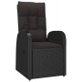 Set de comedor jardín 11 pzas con cojines ratán sintético negro de , Conjuntos de jardín - Ref: Foro24-3277652, Precio: 1,00 ...