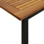 Mesa de jardín con patas en U madera maciza acacia 200x90x75 cm de , Mesas de jardín - Ref: Foro24-319514, Precio: 273,48 €, ...