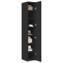 Aparador de madera de ingeniería negro 30x42,5x185 cm de , Aparadores - Ref: Foro24-3281393, Precio: 143,02 €, Descuento: %
