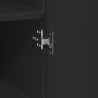 Aparador de madera de ingeniería negro 30x42,5x185 cm de , Aparadores - Ref: Foro24-3281393, Precio: 143,02 €, Descuento: %