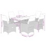 Set comedor de jardín 7 pzas con cojines ratán sintético beige de , Conjuntos de jardín - Ref: Foro24-3276803, Precio: 770,02...