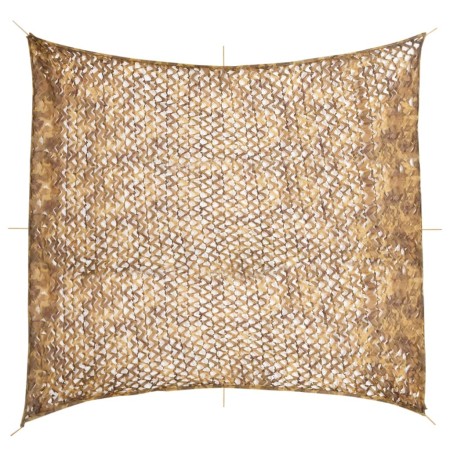 Red de camuflaje con bolsa de almacenamiento arena 416x402 cm de , Equipamiento de protección para caza y tiro - Ref: Foro24-...