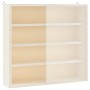 Vitrina de madera para coleccionistas con puertas 40x8,5x37 cm de , Estantes y estanterías - Ref: Foro24-4017385, Precio: 48,...