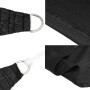 Toldo de vela triangular HDPE negro 160 g/m² 3x4x4 m de , Sombrillas - Ref: Foro24-311750, Precio: 30,81 €, Descuento: %