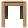 Mesa de comedor madera ingeniería roble artisan 140x74,5x76 cm de , Mesas de cocina y de comedor - Ref: Foro24-856573, Precio...