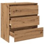 Aparador de madera de ingeniería roble artisan 70x41x75 cm de , Aparadores - Ref: Foro24-856779, Precio: 103,49 €, Descuento: %