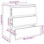 Aparador de madera de ingeniería roble artisan 70x41x75 cm de , Aparadores - Ref: Foro24-856779, Precio: 103,49 €, Descuento: %