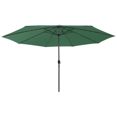 Sombrilla de jardín con luces LED verde 400 cm de , Sombrillas - Ref: Foro24-312531, Precio: 101,18 €, Descuento: %