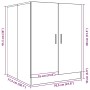 Armario de lavadora madera envejecida 70,5x71,5x91,5 cm de , Accesorios para lavadoras y secadoras - Ref: Foro24-856640, Prec...