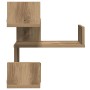 Estanterías pared de esquina 2 uds madera roble 40x40x49,5 cm de , Estantes y estanterías - Ref: Foro24-856609, Precio: 47,99...