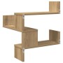 Estanterías pared de esquina 2 uds madera roble 40x40x49,5 cm de , Estantes y estanterías - Ref: Foro24-856609, Precio: 47,99...