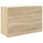 Mueble de pared baño madera ingeniería roble Sonoma 60x25x40 cm de , Tocadores de baño - Ref: Foro24-860069, Precio: 57,78 €,...