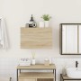 Mueble de pared baño madera ingeniería roble Sonoma 60x25x40 cm de , Tocadores de baño - Ref: Foro24-860069, Precio: 57,78 €,...