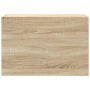 Mueble de pared baño madera ingeniería roble Sonoma 60x25x40 cm de , Tocadores de baño - Ref: Foro24-860069, Precio: 57,78 €,...