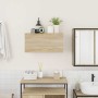 Mueble de pared baño madera ingeniería roble Sonoma 60x25x30 cm de , Tocadores de baño - Ref: Foro24-860060, Precio: 55,82 €,...