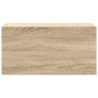 Mueble de pared baño madera ingeniería roble Sonoma 60x25x30 cm de , Tocadores de baño - Ref: Foro24-860060, Precio: 55,82 €,...