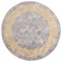 Alfombra lavable antideslizante gris φ120 cm de , Alfombras - Ref: Foro24-337939, Precio: 33,75 €, Descuento: %