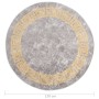 Alfombra lavable antideslizante gris φ120 cm de , Alfombras - Ref: Foro24-337939, Precio: 33,75 €, Descuento: %
