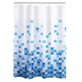 RIDDER Cortina de ducha Cubes textil de , Cortinas de ducha - Ref: Foro24-429762, Precio: 22,47 €, Descuento: %
