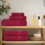Juego de toallas 8 piezas 100% algodón burdeos 360 gsm de , Toallas de baño y manoplas - Ref: Foro24-137064, Precio: 35,44 €,...
