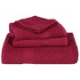 Juego de toallas 8 piezas 100% algodón burdeos 360 gsm de , Toallas de baño y manoplas - Ref: Foro24-137064, Precio: 35,44 €,...