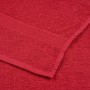 Juego de toallas 8 piezas 100% algodón rojo 360 gsm de , Toallas de baño y manoplas - Ref: Foro24-137072, Precio: 39,00 €, De...