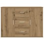 Aparador de madera de ingeniería roble artisan 90x29,5x65 cm de , Aparadores - Ref: Foro24-855979, Precio: 103,54 €, Descuent...