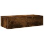 Estante de pared con cajones de madera contrachapada blanco de , Estantes y estanterías - Ref: Foro24-859972, Precio: 44,09 €...